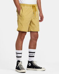 6 Escape Elastic Walkshorts 17” Beige M2073REE RVCA