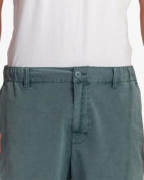 8 All Time Rinsed Coastal Hybrid Shorts 19” Green M211TRCR RVCA