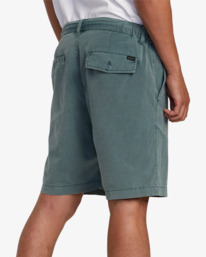 5 All Time Rinsed Coastal Hybrid Shorts 19” Green M211TRCR RVCA