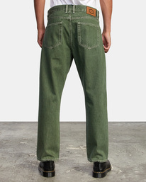 2 New Dawn Straight Fit Denim Jeans Green M3053RND RVCA