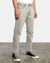 6 New Dawn Straight Fit Denim Jeans Grey M3053RND RVCA