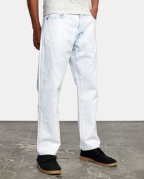 4 New Dawn Straight Fit Denim Jeans White M3053RND RVCA
