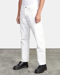 3 New Dawn Straight Fit Denim Jeans White M3053RND RVCA
