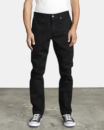 1 RVCA ROCKERS SKINNY DENIM JEANS Grey M3143RRO RVCA