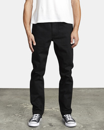2 RVCA ROCKERS SKINNY DENIM JEANS Grey M3143RRO RVCA