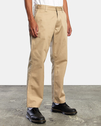 6 Americana Relaxed Fit Chino Pants Beige M3583RAC RVCA