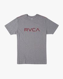 0 Big RVCA Tee Grey M420VRBI RVCA