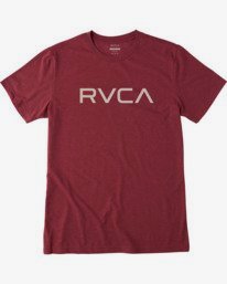 0 Big RVCA Tee Red M420VRBI RVCA