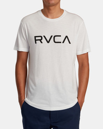 2 Big RVCA Tee White M420VRBI RVCA