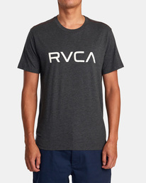 2 Big RVCA Tee Black M420VRBI RVCA