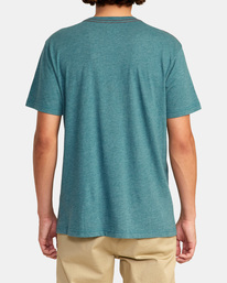 3 Big RVCA Tee Blue M420VRBI RVCA