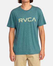 1 Big RVCA Tee Blue M420VRBI RVCA