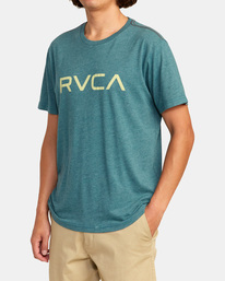 6 Big RVCA Tee Blue M420VRBI RVCA