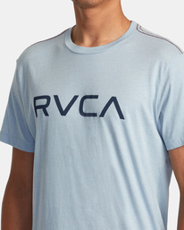 5 Big RVCA Tee Blue M420VRBI RVCA