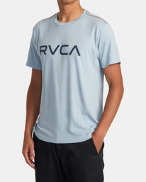 3 Big RVCA Tee Blue M420VRBI RVCA