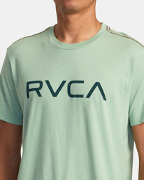 5 Big RVCA Tee Green M420VRBI RVCA