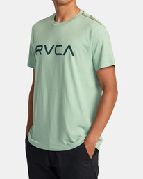 3 Big RVCA Tee Green M420VRBI RVCA
