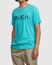 3 Big RVCA Tee Blue M420VRBI RVCA