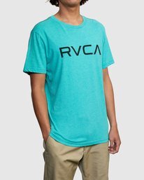 4 Big RVCA Tee Blue M420VRBI RVCA