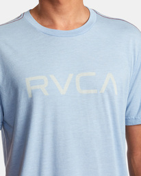 6 Big RVCA Tee Blue M420VRBI RVCA