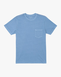 rvca, PTC II Pigment Tee, ASH BLUE (asb) PTC 2 Pigment - T-Shirt for Men M437VRPT