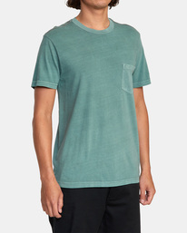 4 PTC II Pigment Tee Blue M437VRPT RVCA