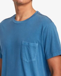 5 PTC II Pigment Tee Blue M437VRPT RVCA
