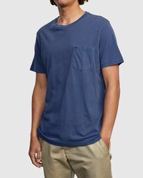 4 PTC II Pigment Tee Blue M437VRPT RVCA