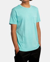 5 PTC II Pigment Tee Blue M437VRPT RVCA