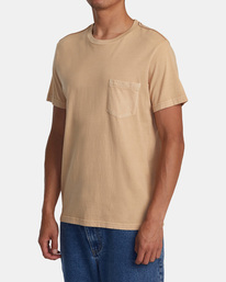 3 PTC II Pigment Tee Beige M437VRPT RVCA