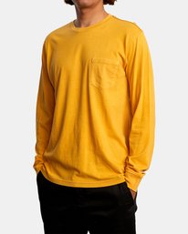 4 PTC Pigment Long Sleeve Tee Multicolor M467TRPT RVCA