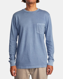 2 PTC Pigment Long Sleeve Tee Grey M467TRPT RVCA