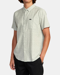 4 That'll Do Dobby Short Sleeve Shirt Blue M503VRDD RVCA