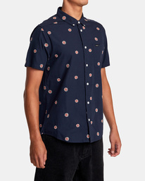 5 That'll Do Dobby Short Sleeve Shirt Blue M503VRDD RVCA
