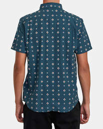 2 That'll Do Dobby Short Sleeve Shirt Blue M503VRDD RVCA
