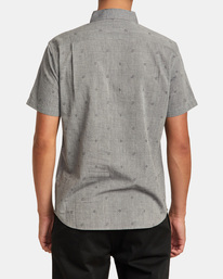 2 That'll Do Dobby Short Sleeve Shirt Grey M503VRDD RVCA