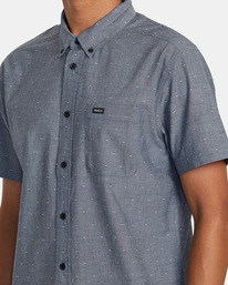 2 That'll Do Dobby Button-Up Shirt Blue M503VRDD RVCA
