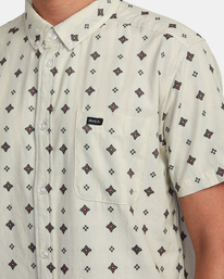 3 That'll Do Dobby Short Sleeve Shirt Beige M503VRDD RVCA