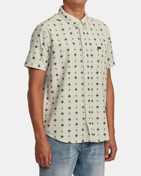 5 That'll Do Dobby Short Sleeve Shirt Beige M503VRDD RVCA