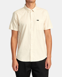 1 Hastings Denim Short Sleeve Shirt Beige M5183RHS RVCA