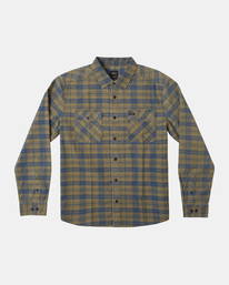 0 Panhandle Flannel Shirt White M5531RPH RVCA
