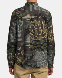 rvca, Panhandle Flannel Shirt, CAMO (cam) PANHANDLE LS FLANNEL M5531RPH