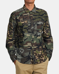 1 Panhandle Flannel Shirt Brown M5531RPH RVCA