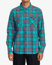 1 Panhandle Flannel Shirt Purple M5531RPH RVCA