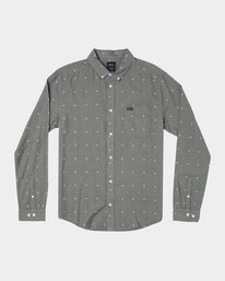 0 That'll Do Dobby Long Sleeve Shirt Purple M556WRDE RVCA