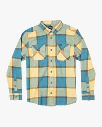 rvca, That'll Work Flannel Long Sleeve Shirt, MARSH (gjj0) THATLL WORK FLANNEL LS M5993RTW