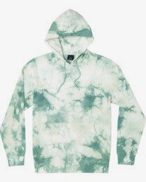 RVCA Cobra Tour Hoodie Pullover Brown Tie Dye - Billion Creation