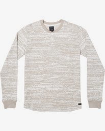 rvca, LUSH HENLEY LONG SLEEVE TEE, NATURAL (nat) LUSH LS HENLEY M9513RLH