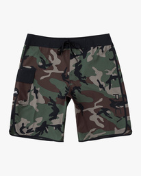 rvca, Eastern Boardshorts 20", WOODLAND CAMO (wcm) EASTERN TRUNK MA117EAS