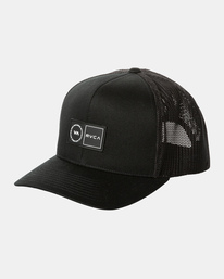 0 Platform Trucker Hat Black MAHW2RPF RVCA